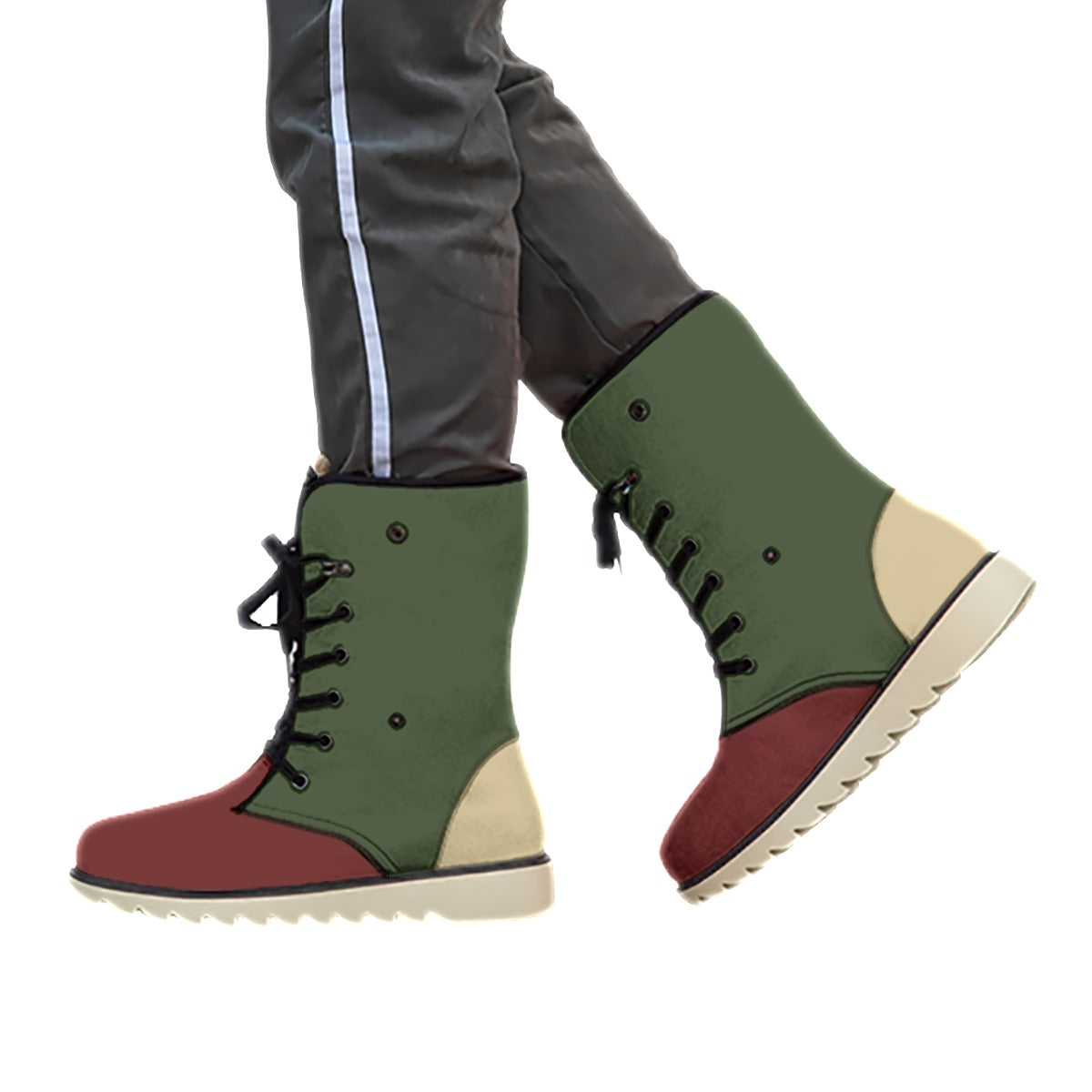 Plush Mud Boots- Forest Maroon