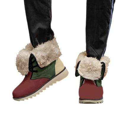 Plush Mud Boots- Forest Maroon