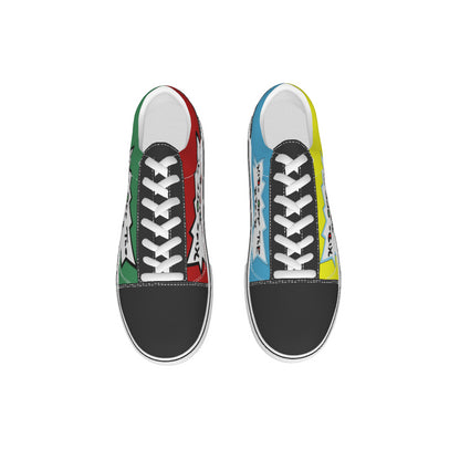 Kids Off The Block Leather stitching | Canvas shoes | Kids Shoes