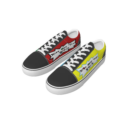 Kids Off The Block Leather stitching | Canvas shoes | Kids Shoes