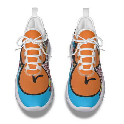 GOTB 2.0 (Skyscrapers) | Mesh Shoes | Aqua Orange Shoes