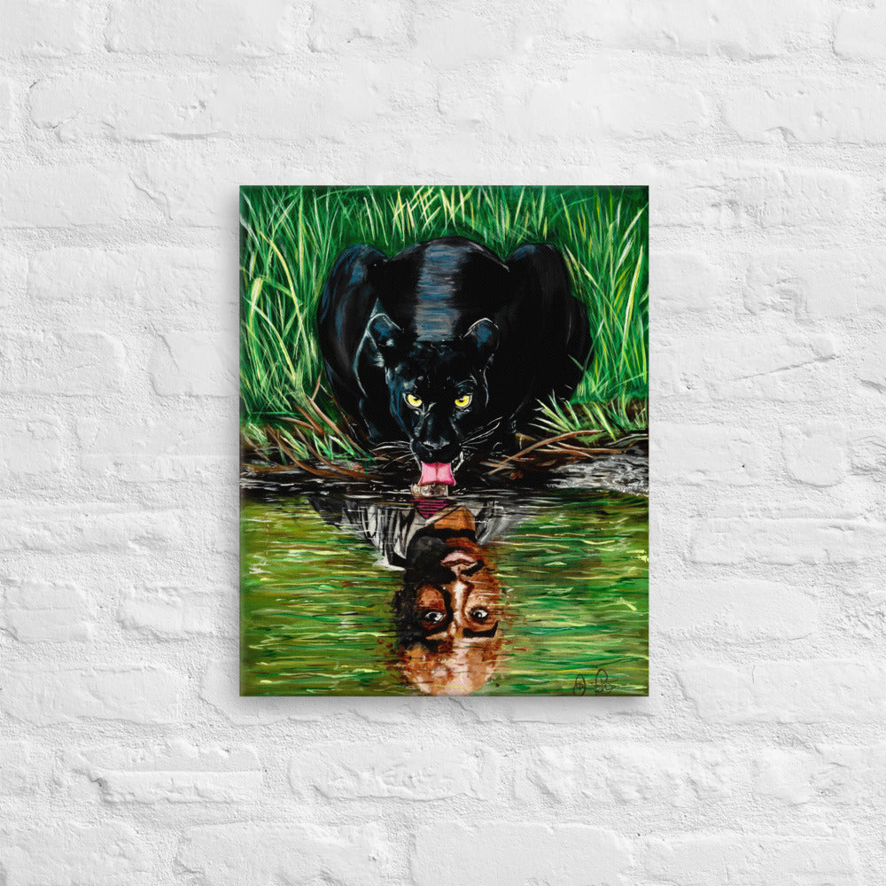 PANTHER POWER Canvas Print