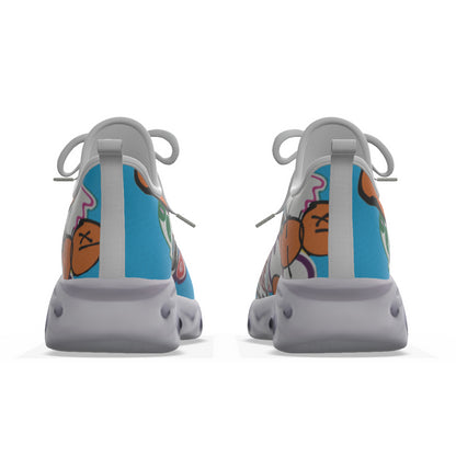 GOTB 2.0 (Skyscrapers) | Mesh Shoes | Aqua Orange Shoes