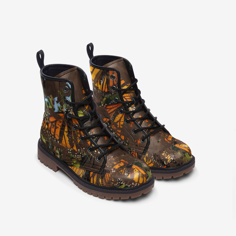 MUD LONG BOOTS | Muddy Butterflies Canvas Shoes | Sky Lyfe