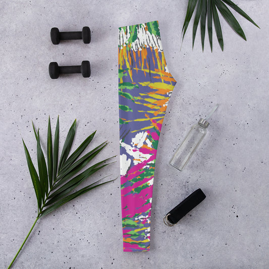 PLACE YOUR PRINT ON THE WORLD Sky Dye Leggings