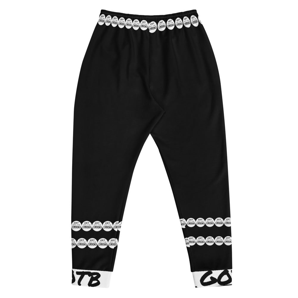 Tracksuits Bottoms - Black Joggers - GET OFF THE BLOCK 