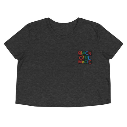 "BLACK GIRL MAGIC" Crop T-shirt for Women | Short Sleeve Tee
